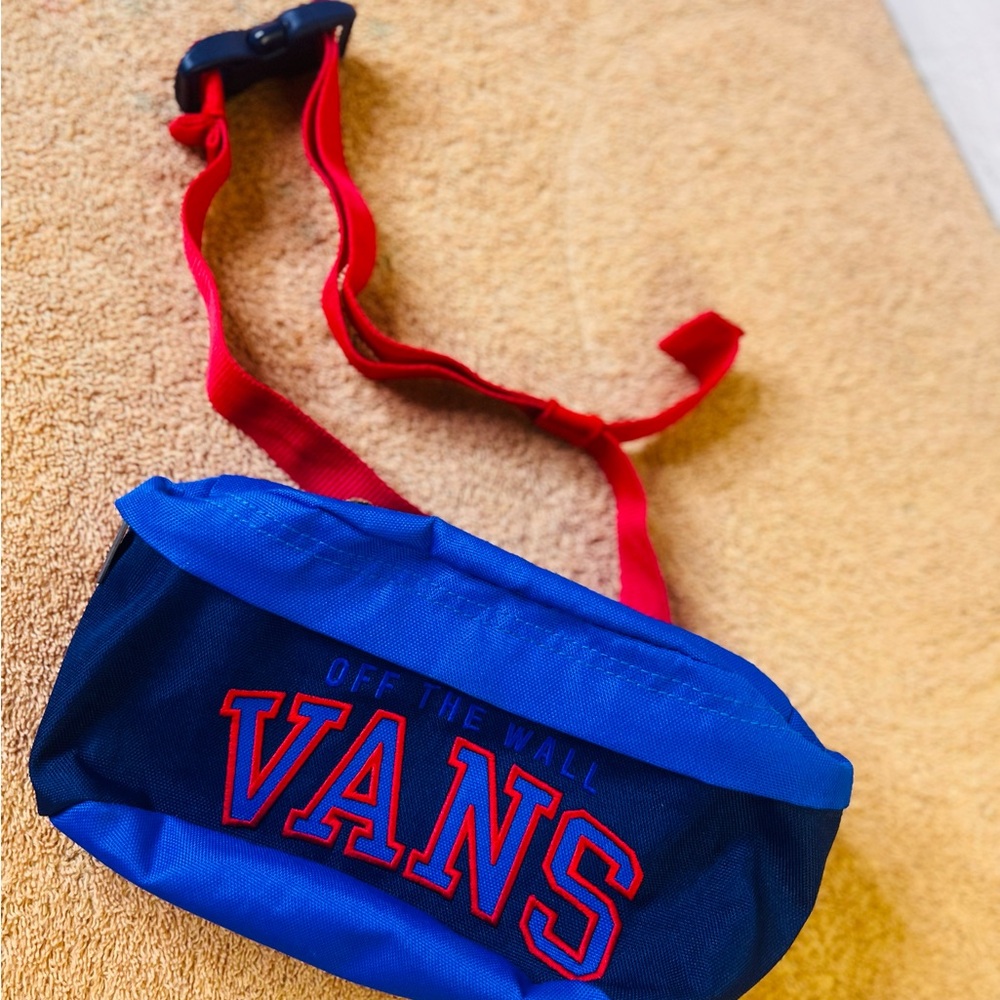 Vans Blue and Red Waist Bag